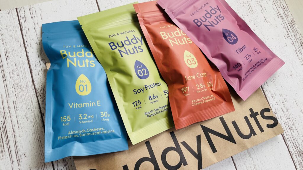 Buddy Nuts　パッケージ斜め